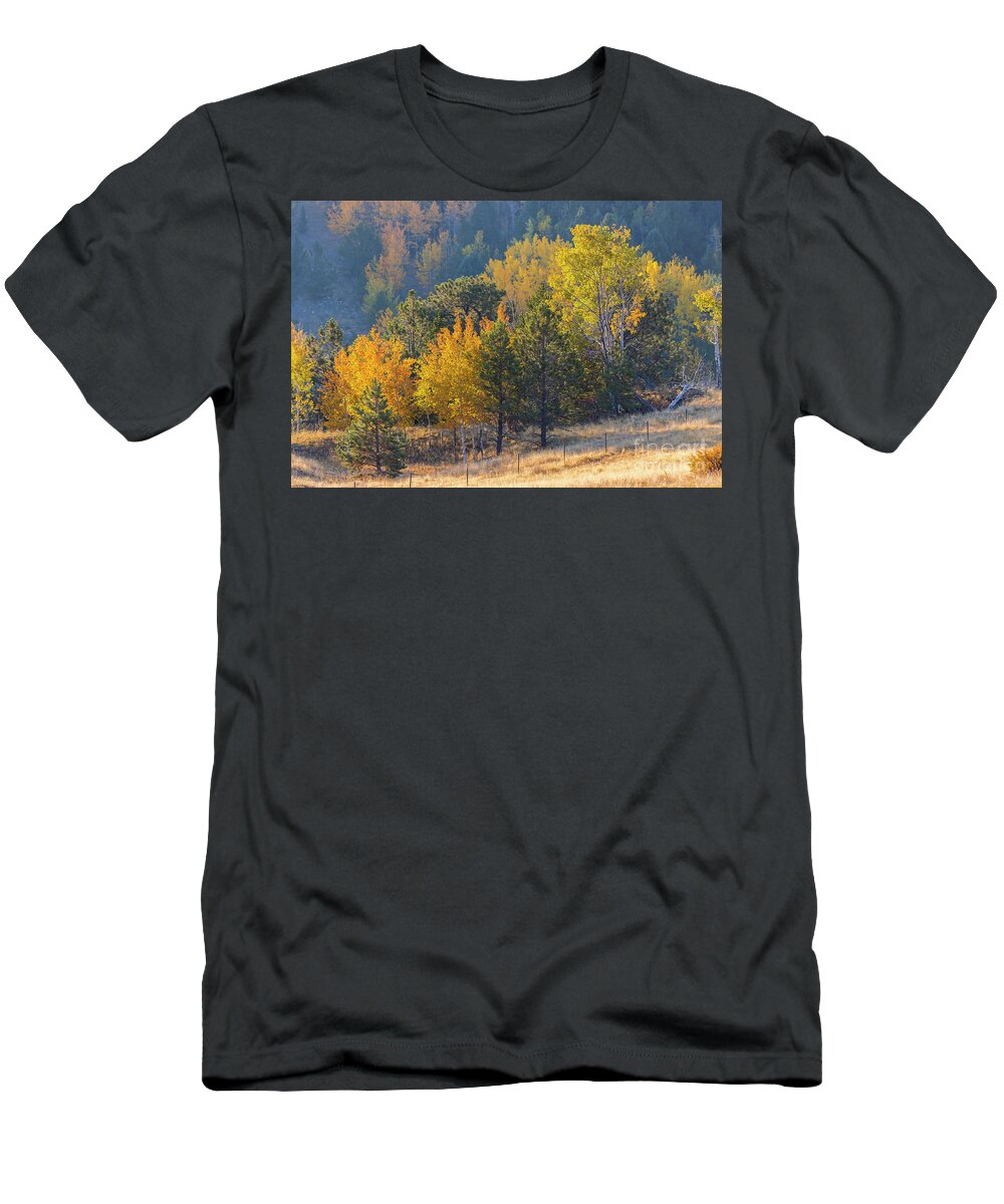 Autumn T-Shirt featuring the photograph Autumn Mountainside by Steven Krull