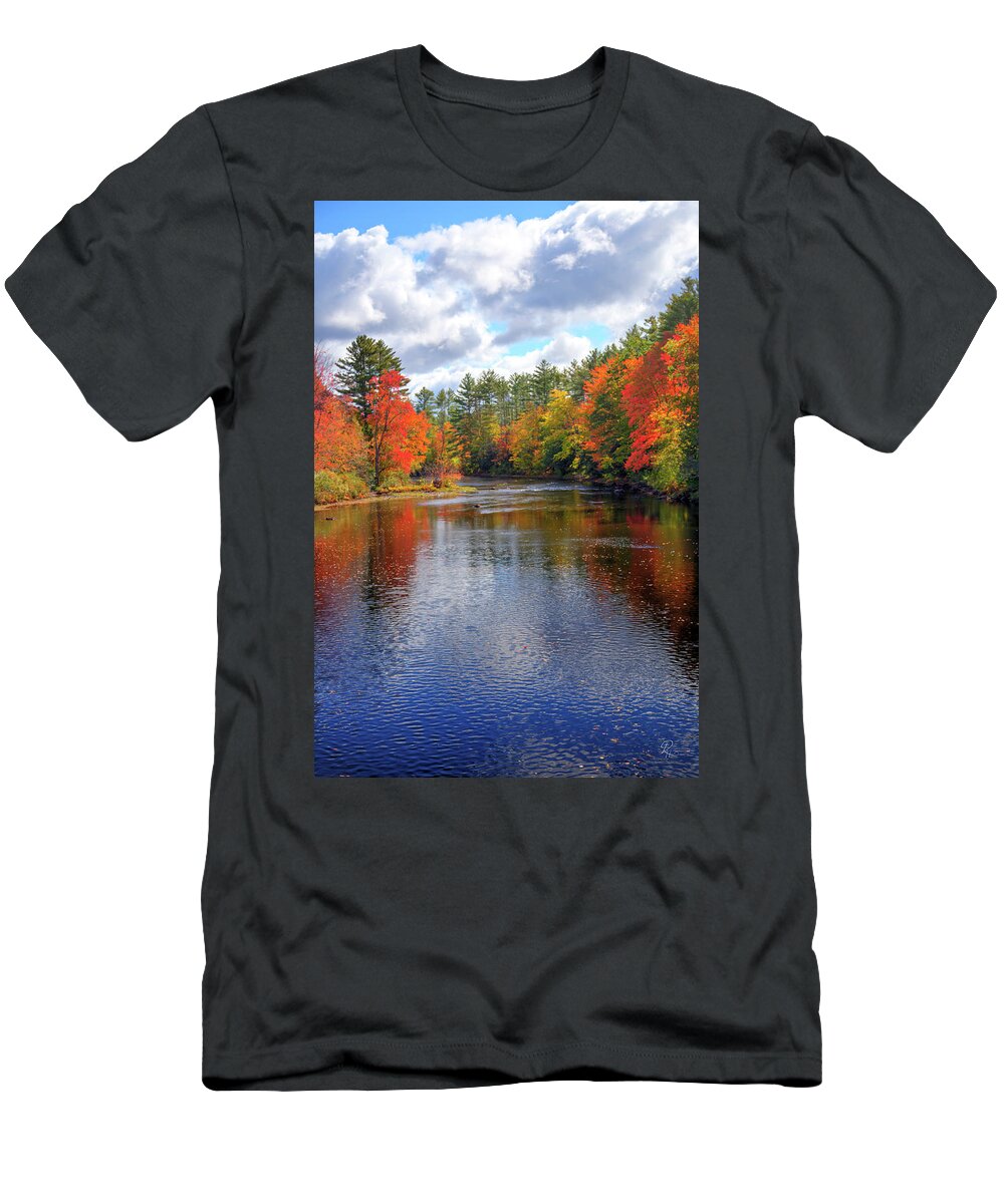 Fine Art T-Shirt featuring the photograph Autumn on the Ossipee III by Robert Harris