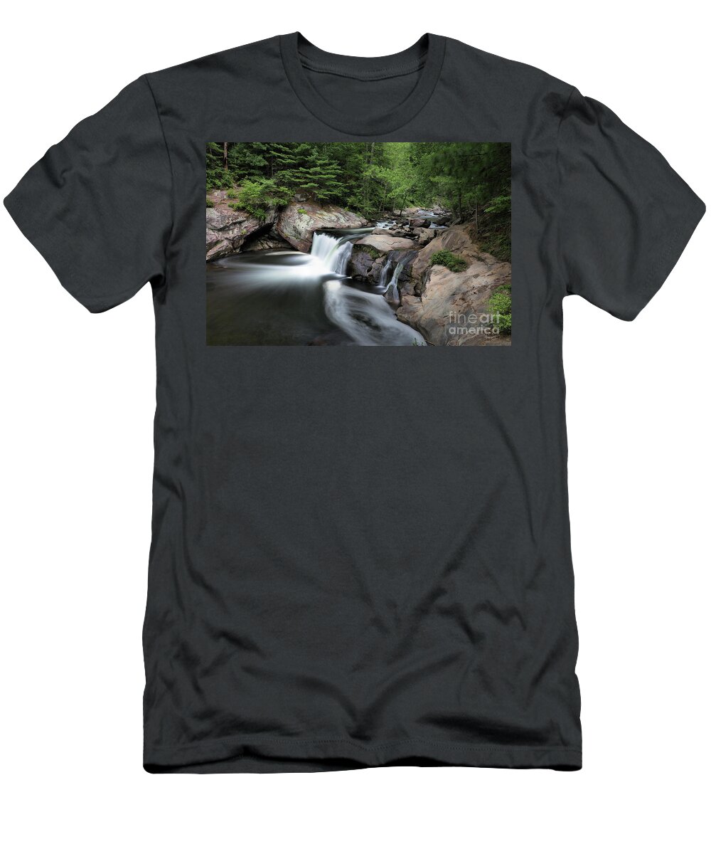 Baby Falls Tennessee T-Shirt featuring the photograph Baby Falls by Rick Lipscomb