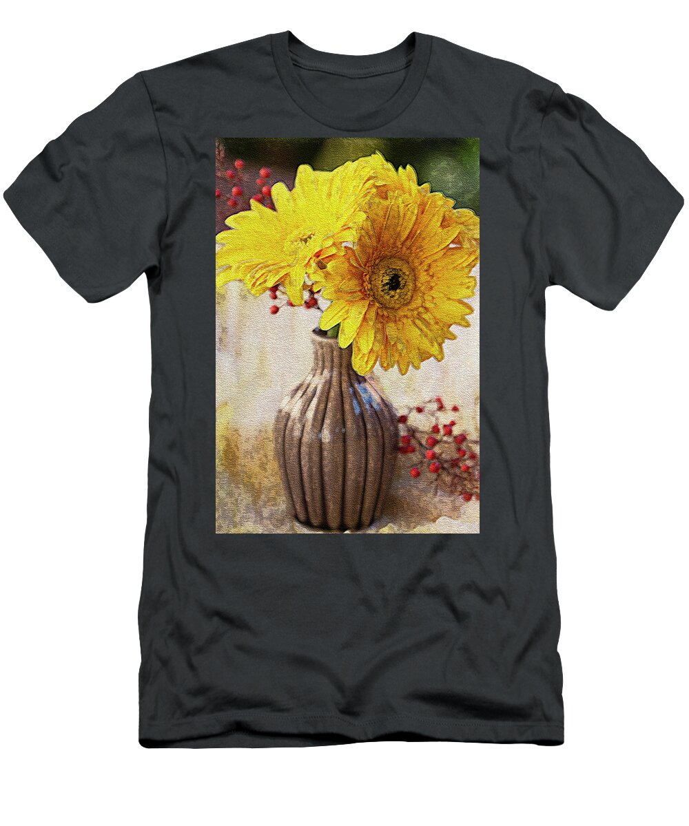 Gerberas T-Shirt featuring the photograph Baby Girl's GIft by Vanessa Thomas