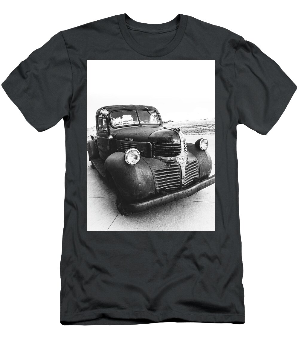 Bnw T-Shirt featuring the photograph Back in Time by Mark David Gerson