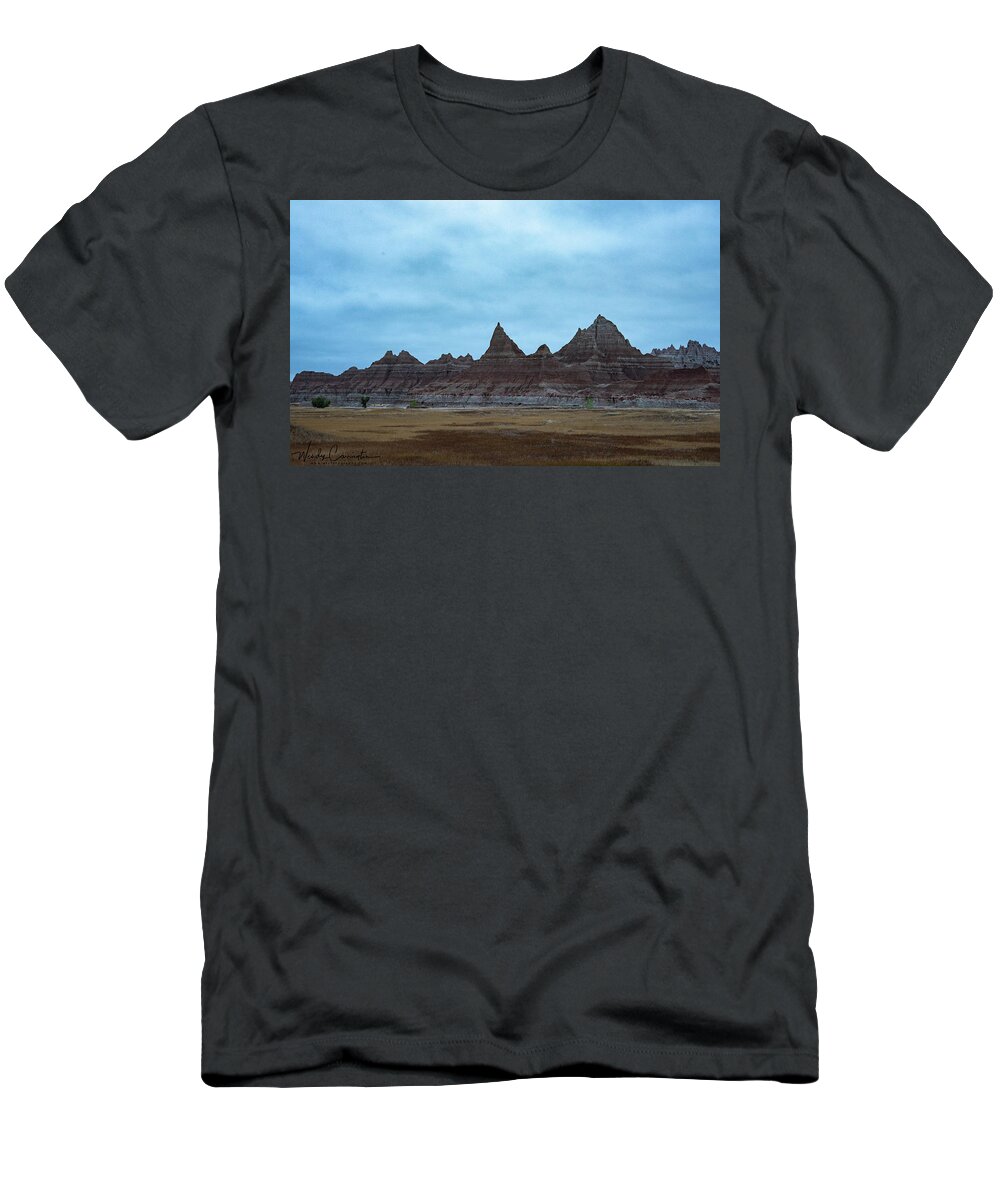  T-Shirt featuring the photograph Badlands 5 by Wendy Carrington