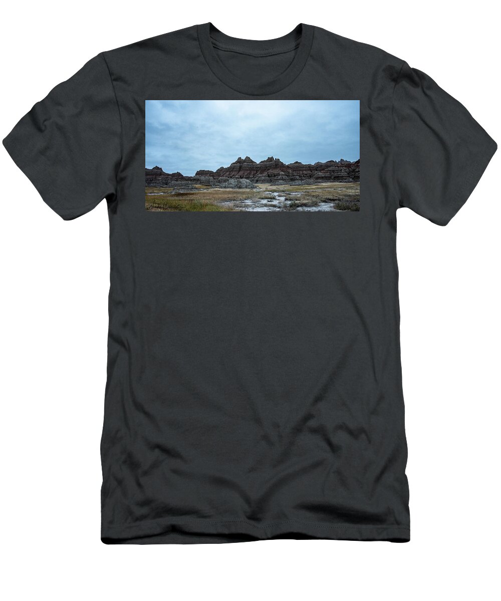  T-Shirt featuring the photograph Badlands 8 by Wendy Carrington
