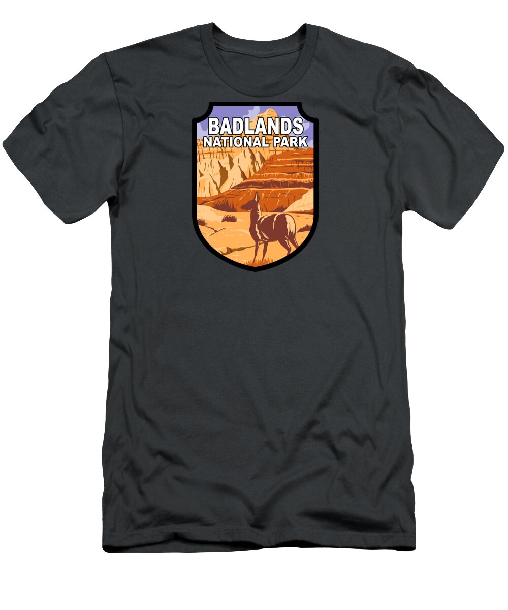 Badlands National Park T-Shirt featuring the photograph Badlands National Park by Keith Webber Jr