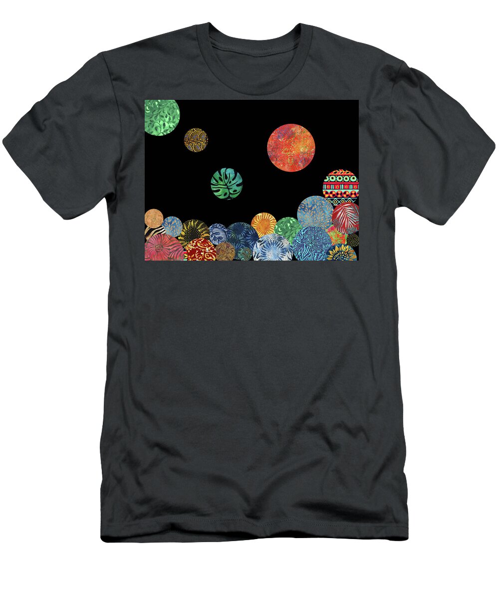 Ball T-Shirt featuring the mixed media Amaze Balls by Lorena Cassady