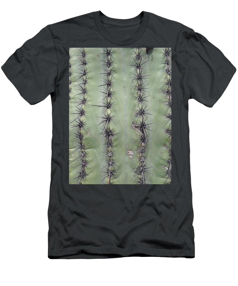 Minimalism T-Shirt featuring the photograph Barrel Cactus by Ma Udaysree