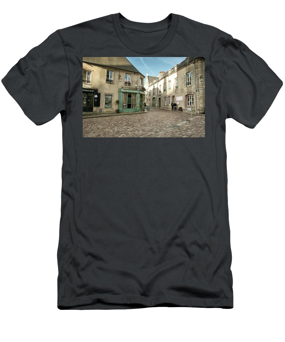Bayeux T-Shirt featuring the photograph Bayeux, France 1 by Lisa Chorny