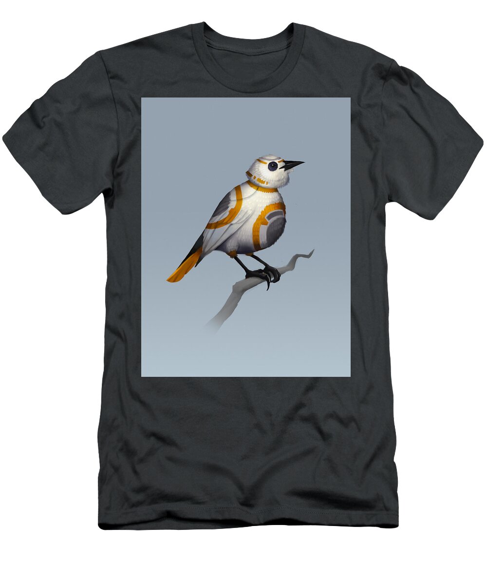 Birds T-Shirt featuring the digital art BB Bird by Michael Myers
