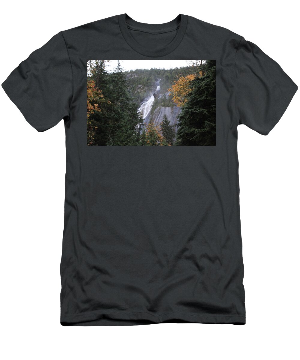 Nature T-Shirt featuring the photograph Shannon Falls, BC by Mr JB Stickley