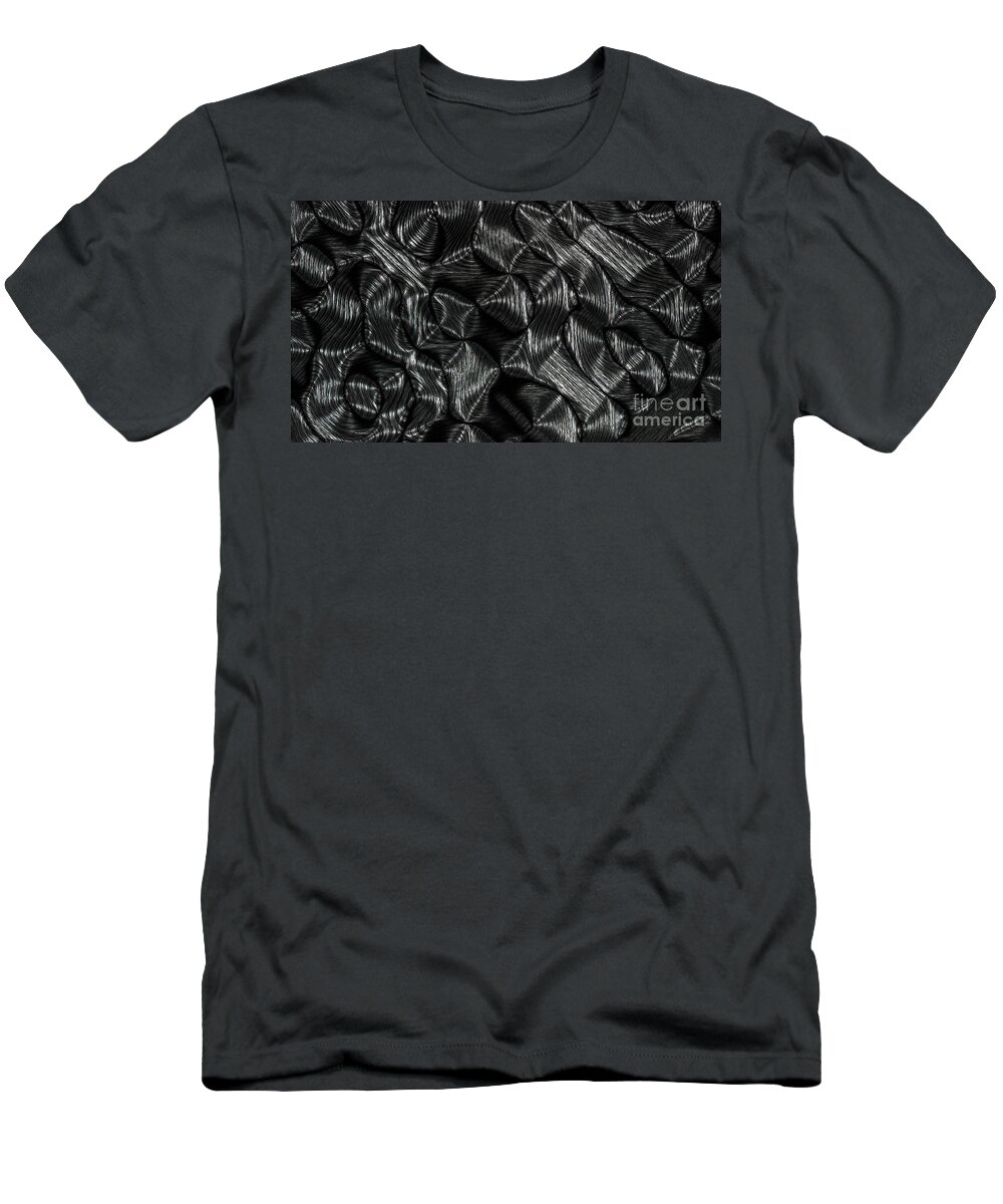 Abstract T-Shirt featuring the digital art Beach Tar #39 by Paul Hunn