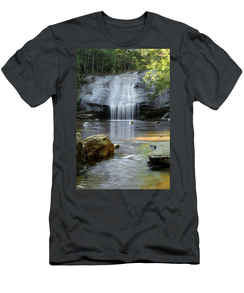 Beede T-Shirt featuring the photograph Beede Falls by White Mountain Images