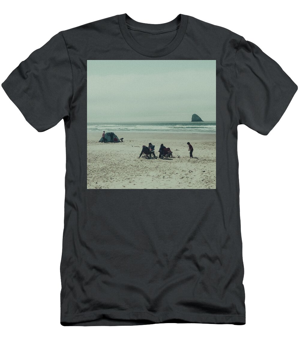 Beach T-Shirt featuring the digital art Before The Fall by Chriss Pagani