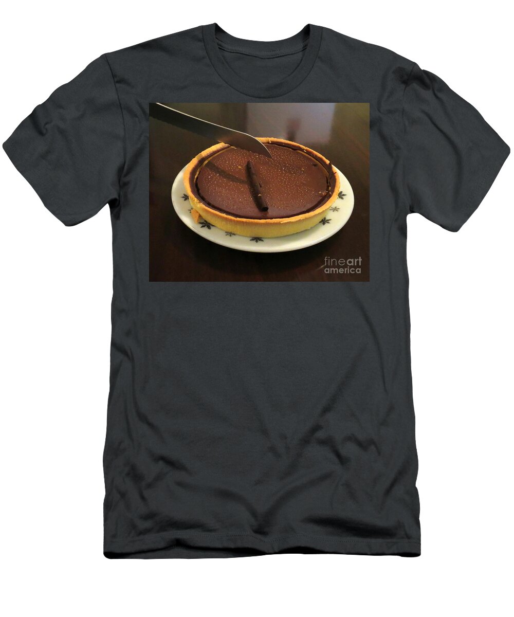 Belgian T-Shirt featuring the photograph Belgian Chocolate Cake by Kathryn Jones