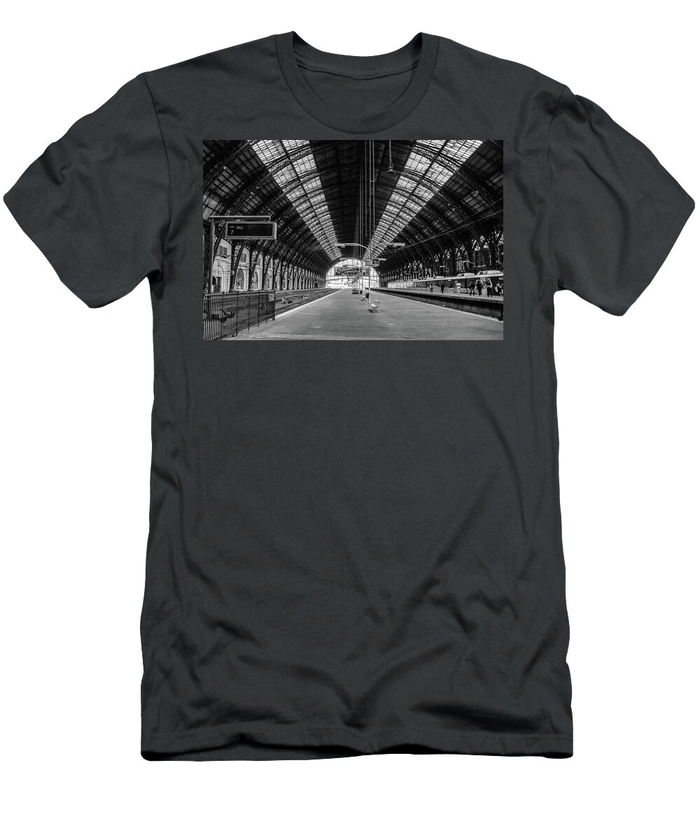 Argentina T-Shirt featuring the photograph Belgrano Station by Kent Nancollas