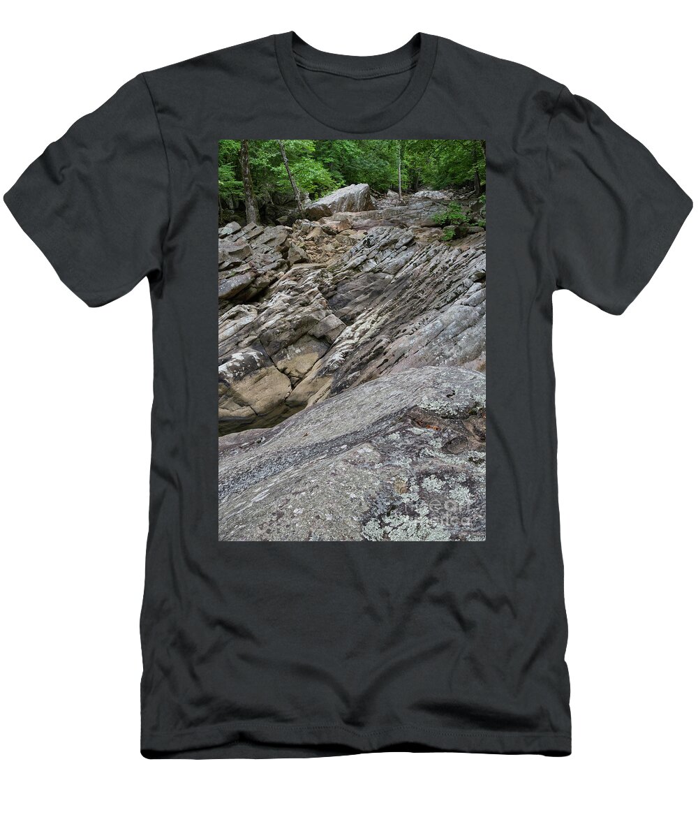 Geology T-Shirt featuring the photograph Beneath the Water by Phil Perkins