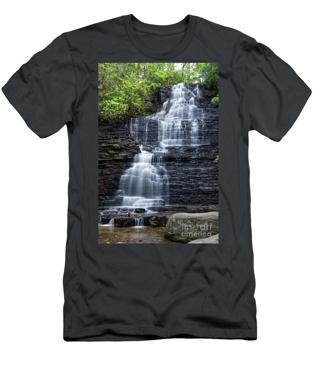 Nature T-Shirt featuring the photograph Benton Falls 23 by Phil Perkins
