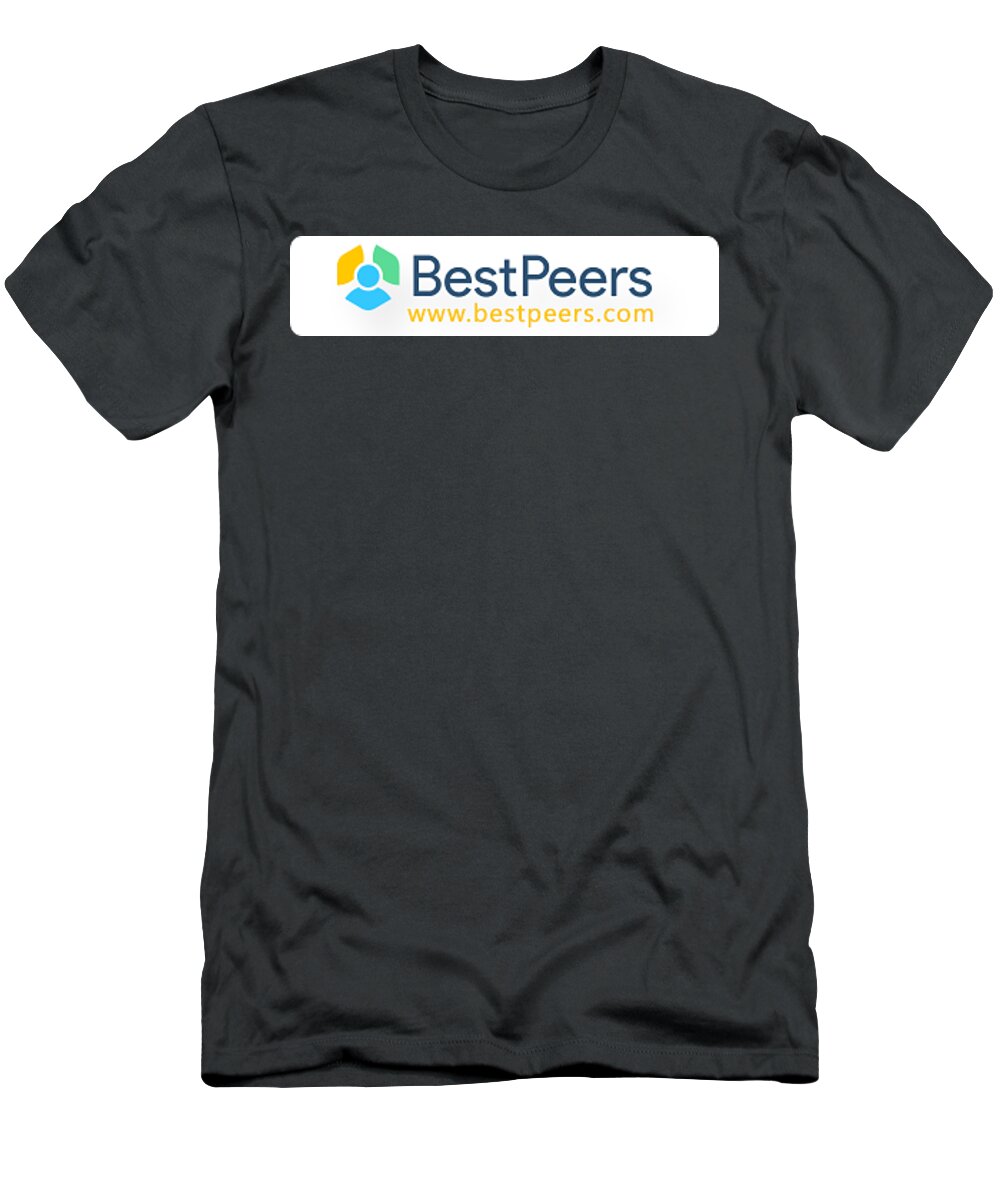 Web Development T-Shirt featuring the digital art Bestpeers Infosystem Python Development Company in Indore by Mayank Saraf