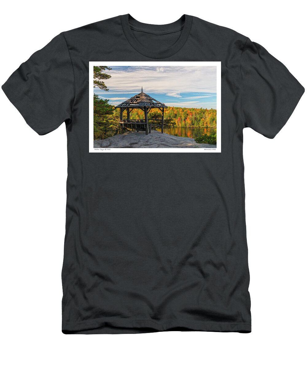 Minnewaska T-Shirt featuring the photograph Better Days Of Fall The Signature Series by Angelo Marcialis