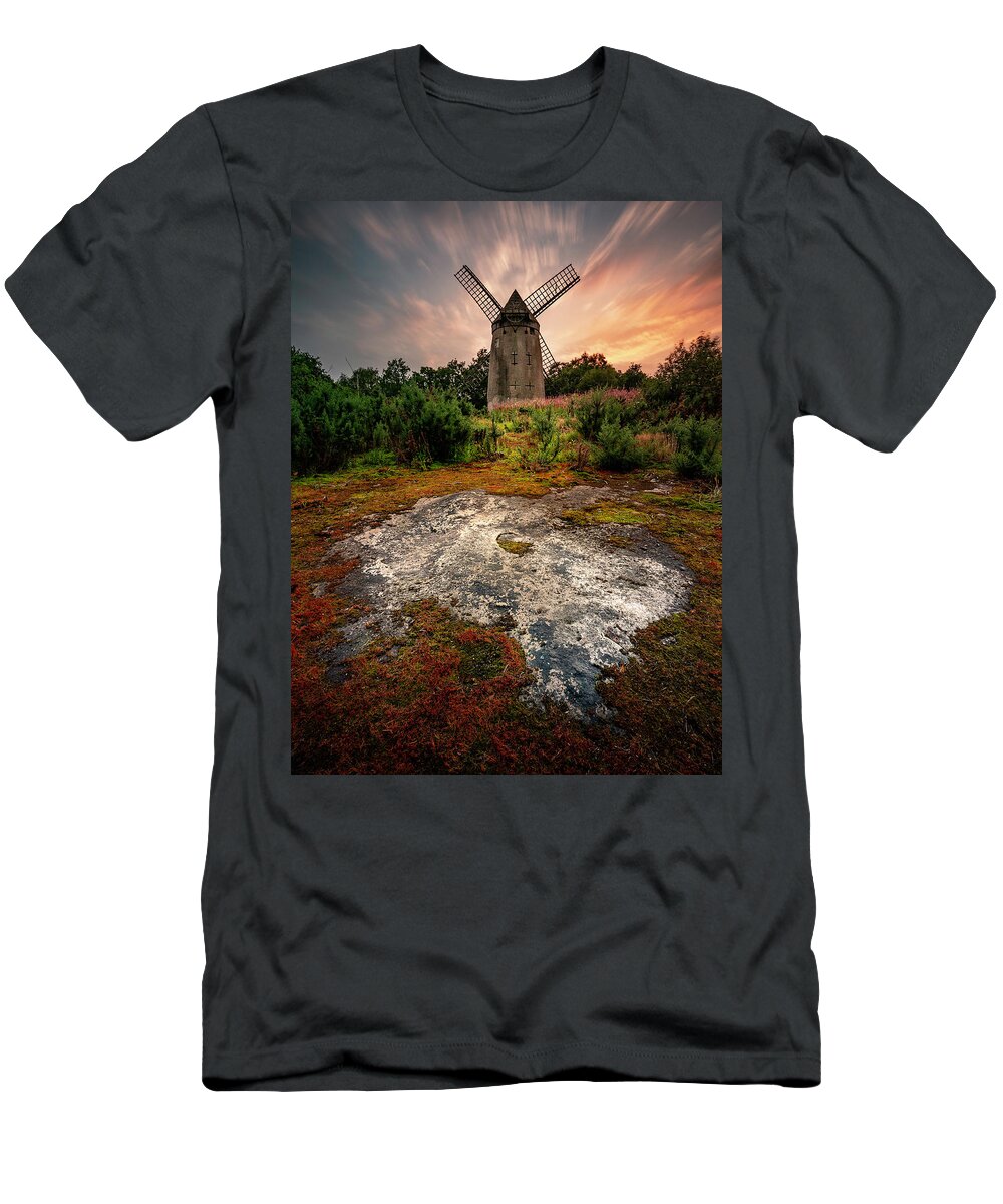 Windmill T-Shirt featuring the photograph Bidston Windmill by Andrew George Photography