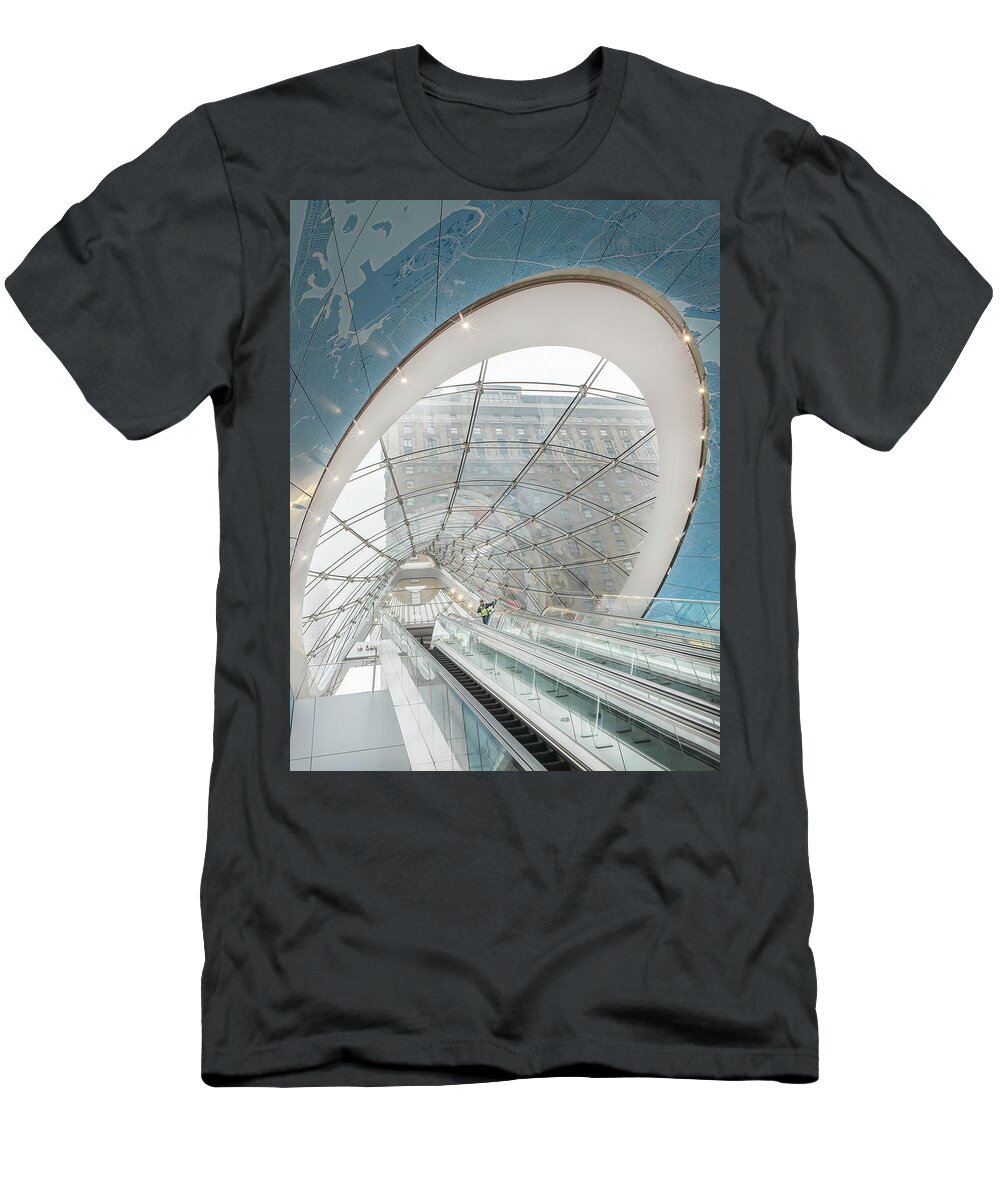 Penn Station T-Shirt featuring the photograph Big and Bold at Penn Station - NYC by Sylvia Goldkranz