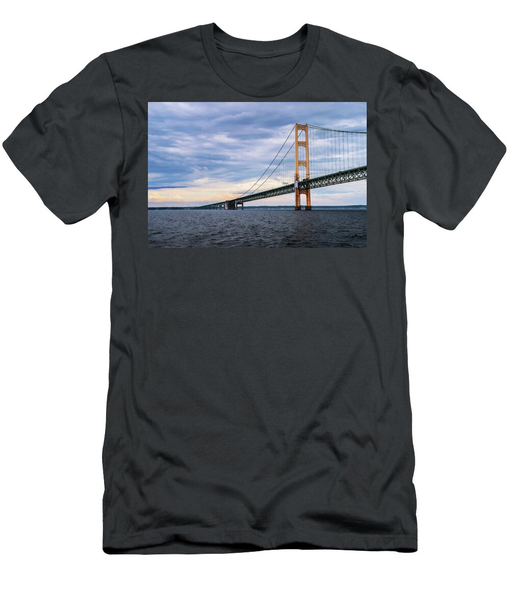 Ohana T-Shirt featuring the photograph Big Mac Bridge IMG_1302 by Michael Thomas