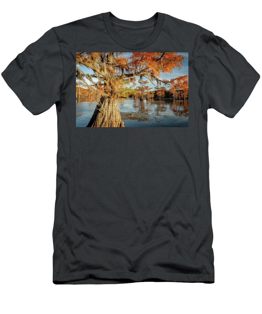Caddo Lake T-Shirt featuring the photograph Big Senile of the Lake by Iris Greenwell