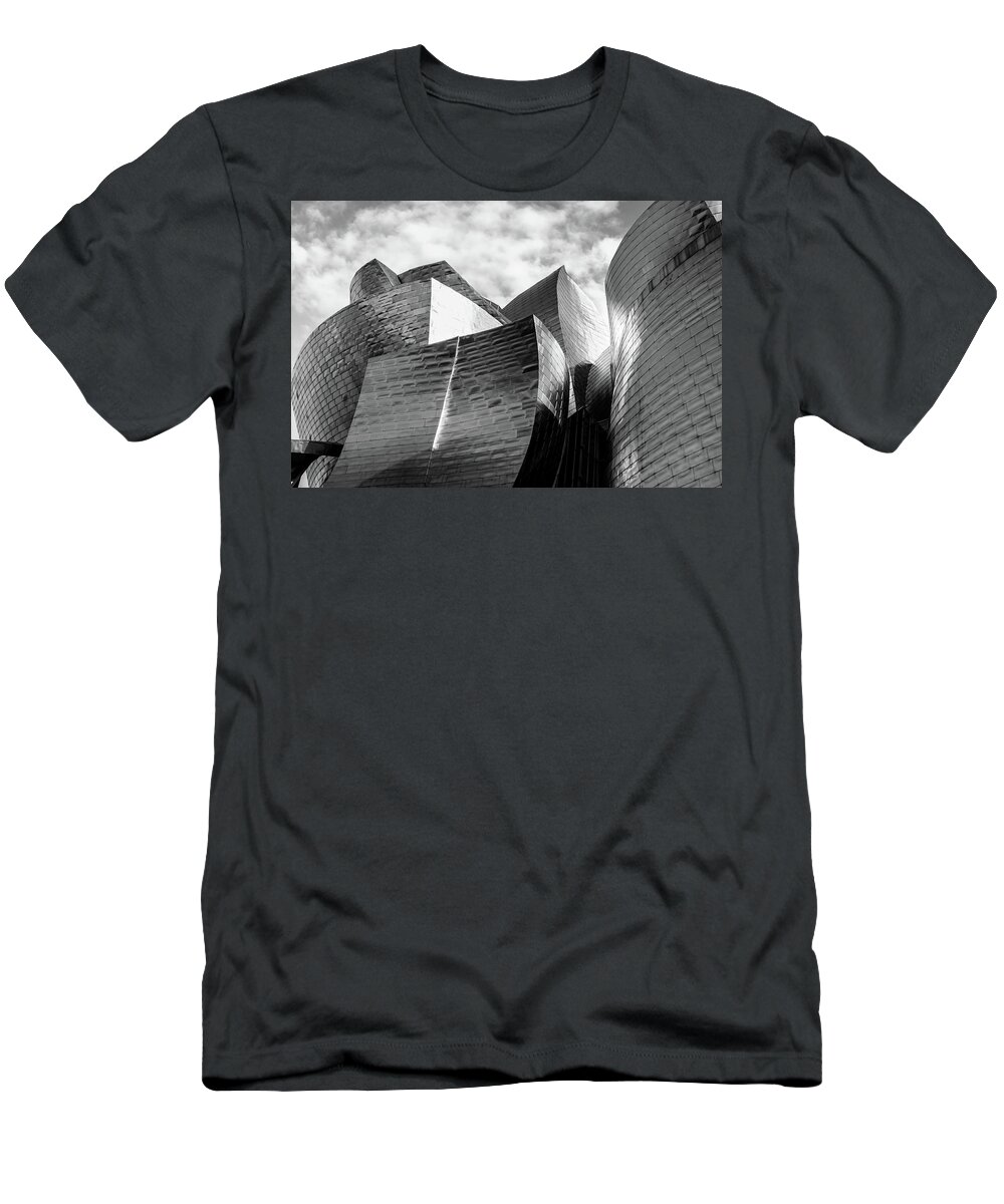 Guggenheim Museum T-Shirt featuring the photograph Bilbao Guggenheim Museum by Josu Ozkaritz