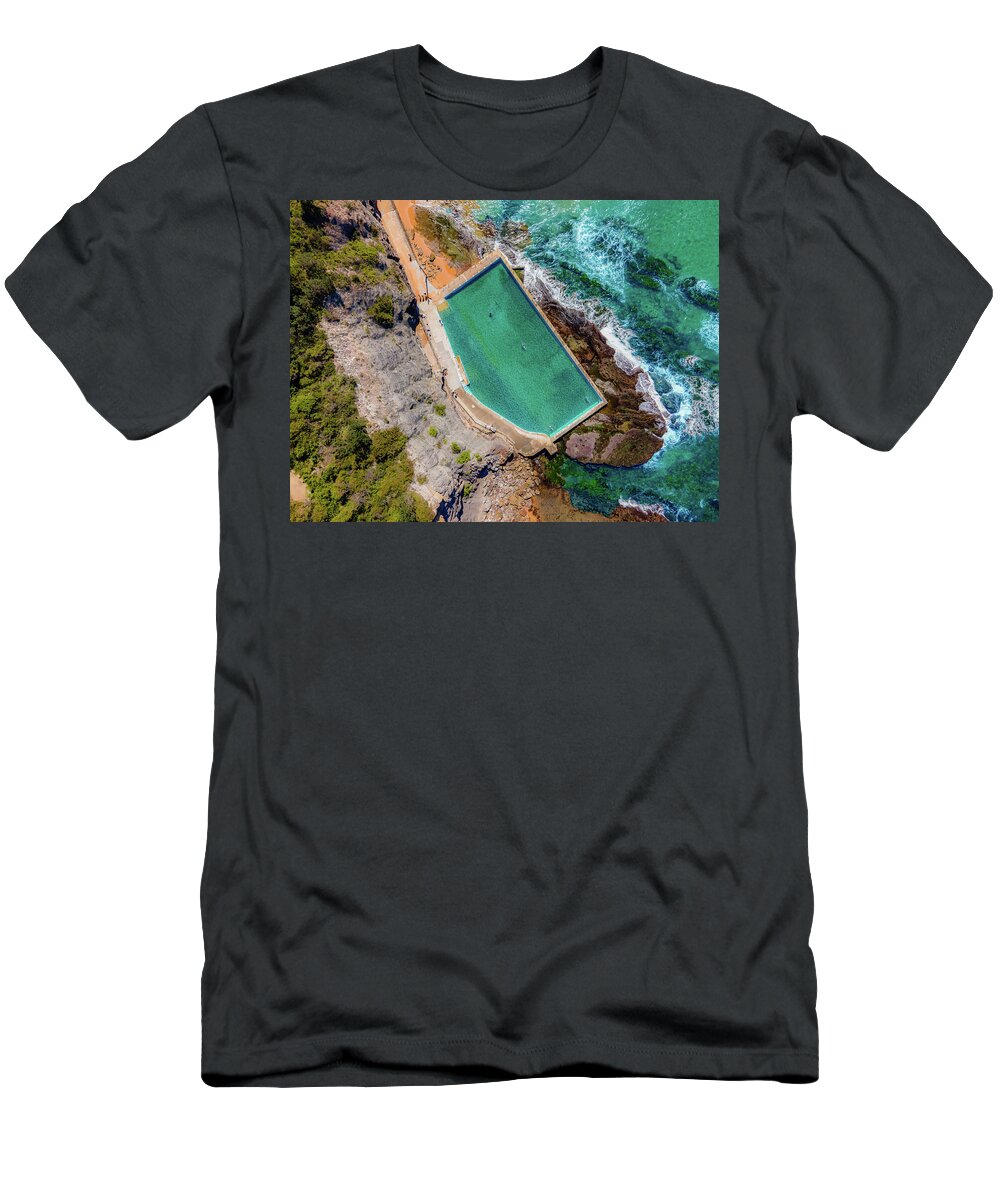 Beach T-Shirt featuring the photograph Bilgola Rock Pool by Andre Petrov