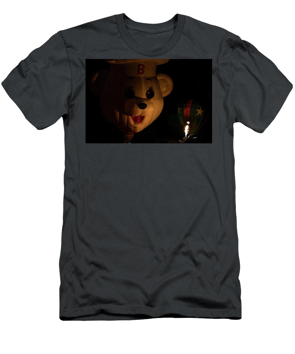 Balloon T-Shirt featuring the digital art Bimbo Bear in Shadow by Todd Tucker