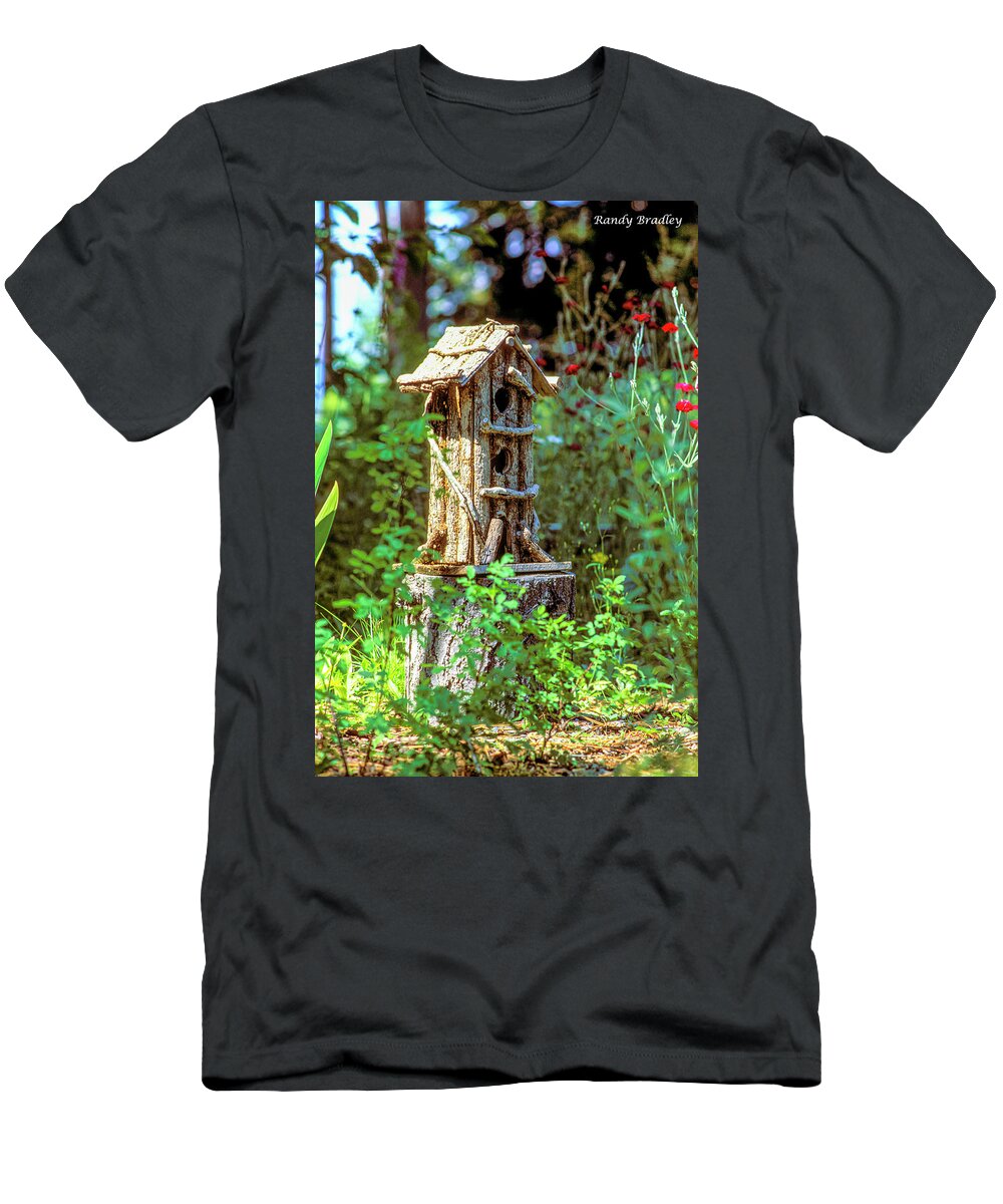 Cabin T-Shirt featuring the photograph Bird Cabin by Randy Bradley