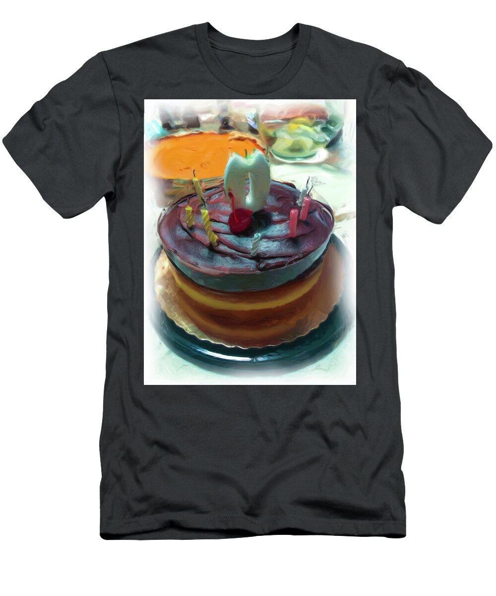 Birthday Cake T-Shirt featuring the photograph Birthday Cake by Cordia Murphy