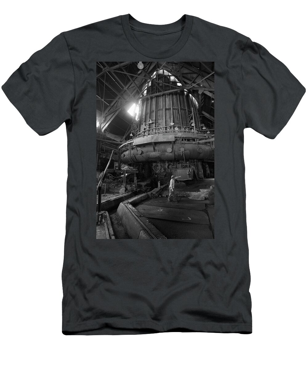 Washington T-Shirt featuring the photograph Blast furnace, Carrie Furnaces. Pittsburgh, Pennsylvania by Kevin Oke