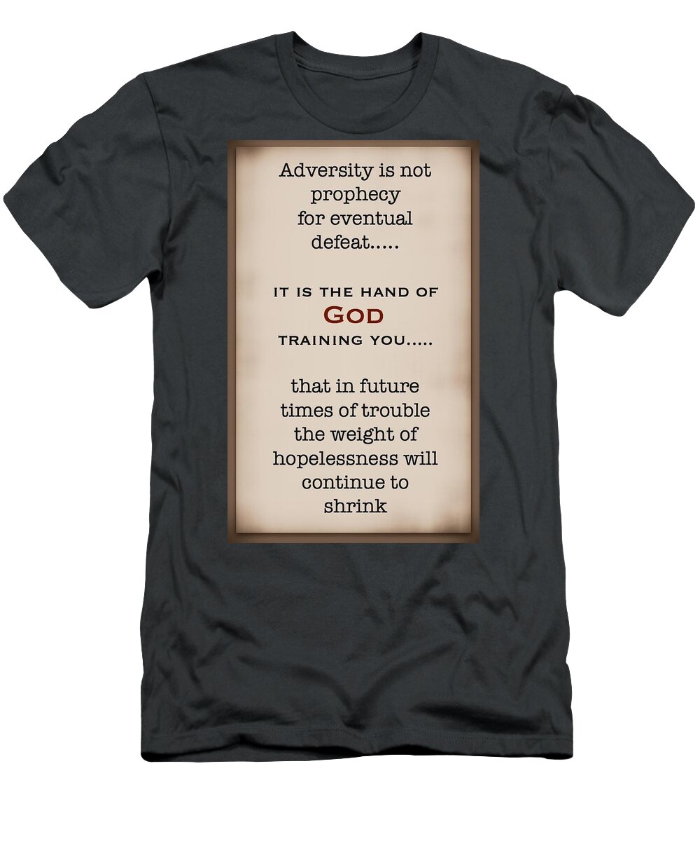 God T-Shirt featuring the photograph Blessed Training by David Norman