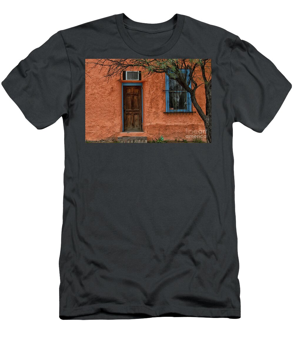 Southwest T-Shirt featuring the photograph Blue and Orange Desert Essence by Ruth Jolly