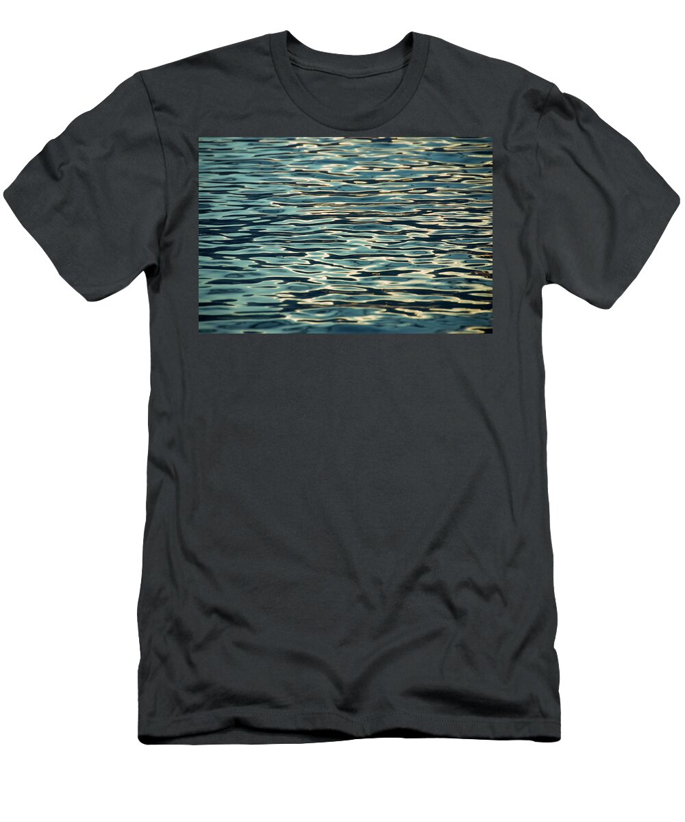 Abstract Water T-Shirt featuring the photograph Blue Ocean by Naomi Maya