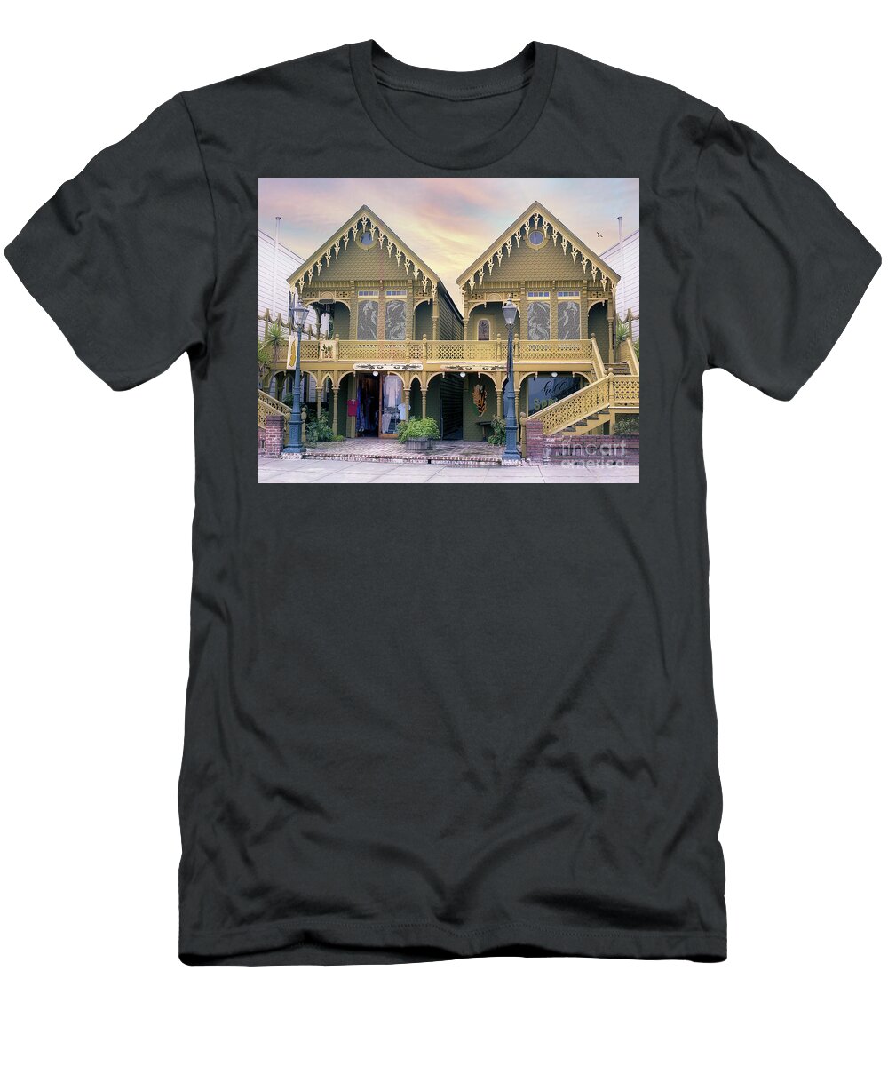 Boardwalk T-Shirt featuring the digital art Boardwalk Store by Anthony Ellis