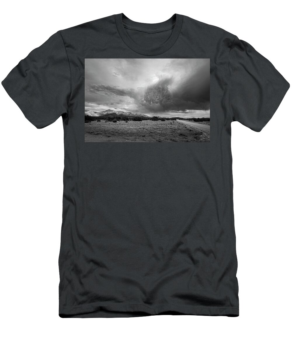 Southwest T-Shirt featuring the photograph Boiling Cloud near Cerrillos and Madrid New Mexico by Mary Lee Dereske