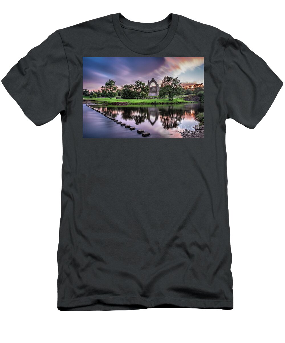Uk T-Shirt featuring the photograph Bolton Abbey, Wharfedale by Tom Holmes Photography