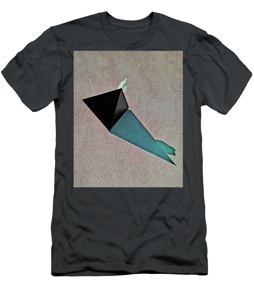 Light Fixture T-Shirt featuring the photograph Bottle In Light by Andrew Lawrence