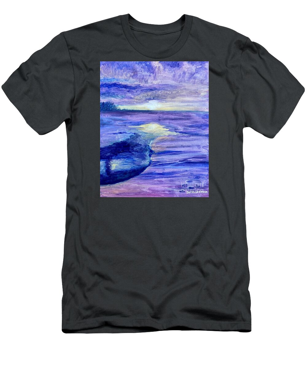 Light T-Shirt featuring the painting Breakthrough by Deb Stroh-Larson