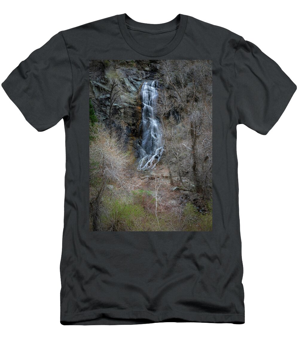 Bridal Veil Falls South Dakota T-Shirt featuring the photograph Bridal Veil Falls South Dakota by Dan Sproul