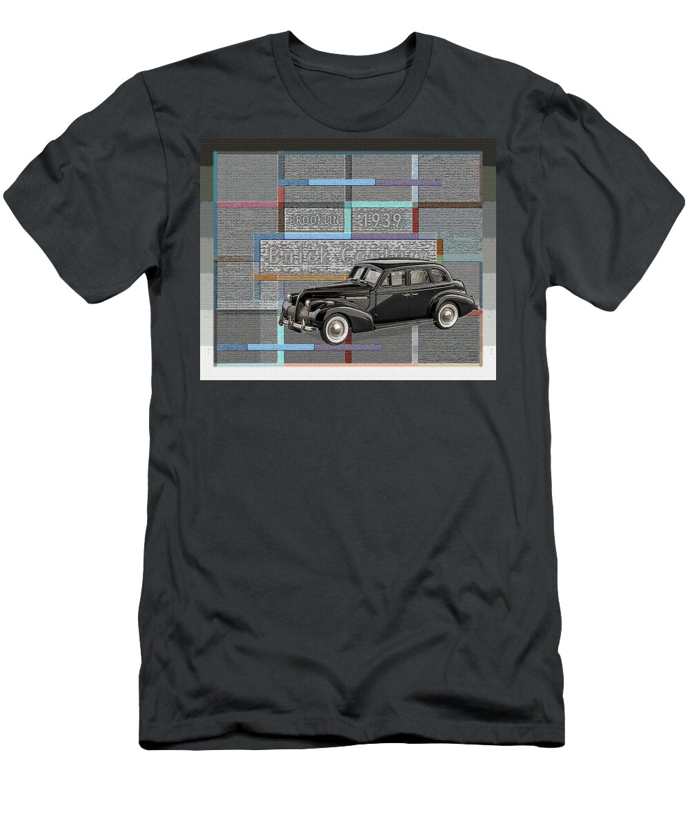 Brooklin Models T-Shirt featuring the digital art Brooklin Models / Buick Century by David Squibb