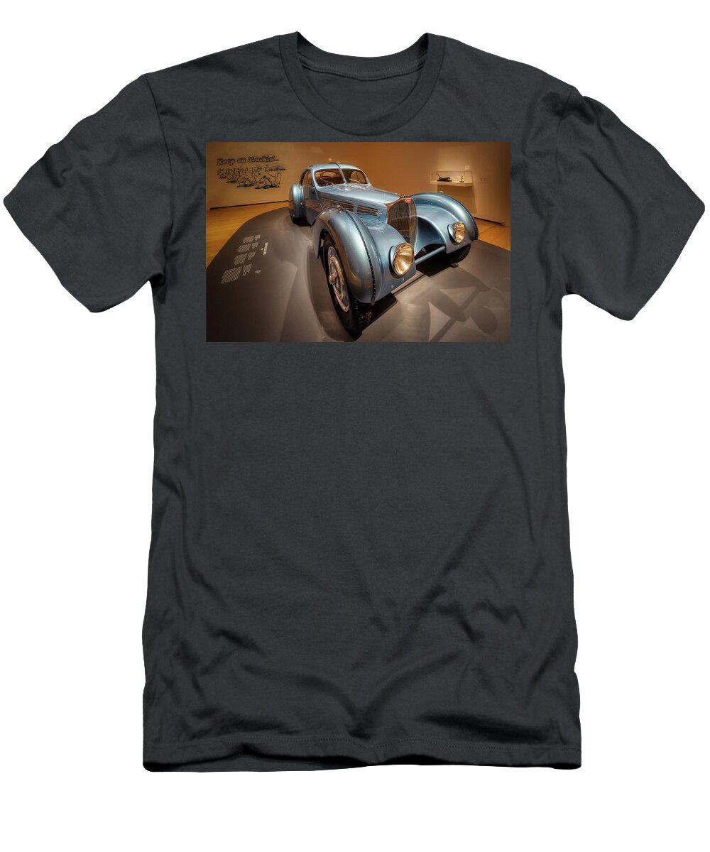 Bugatti T-Shirt featuring the photograph Bugatti type 57 - 1936 by Micah Offman