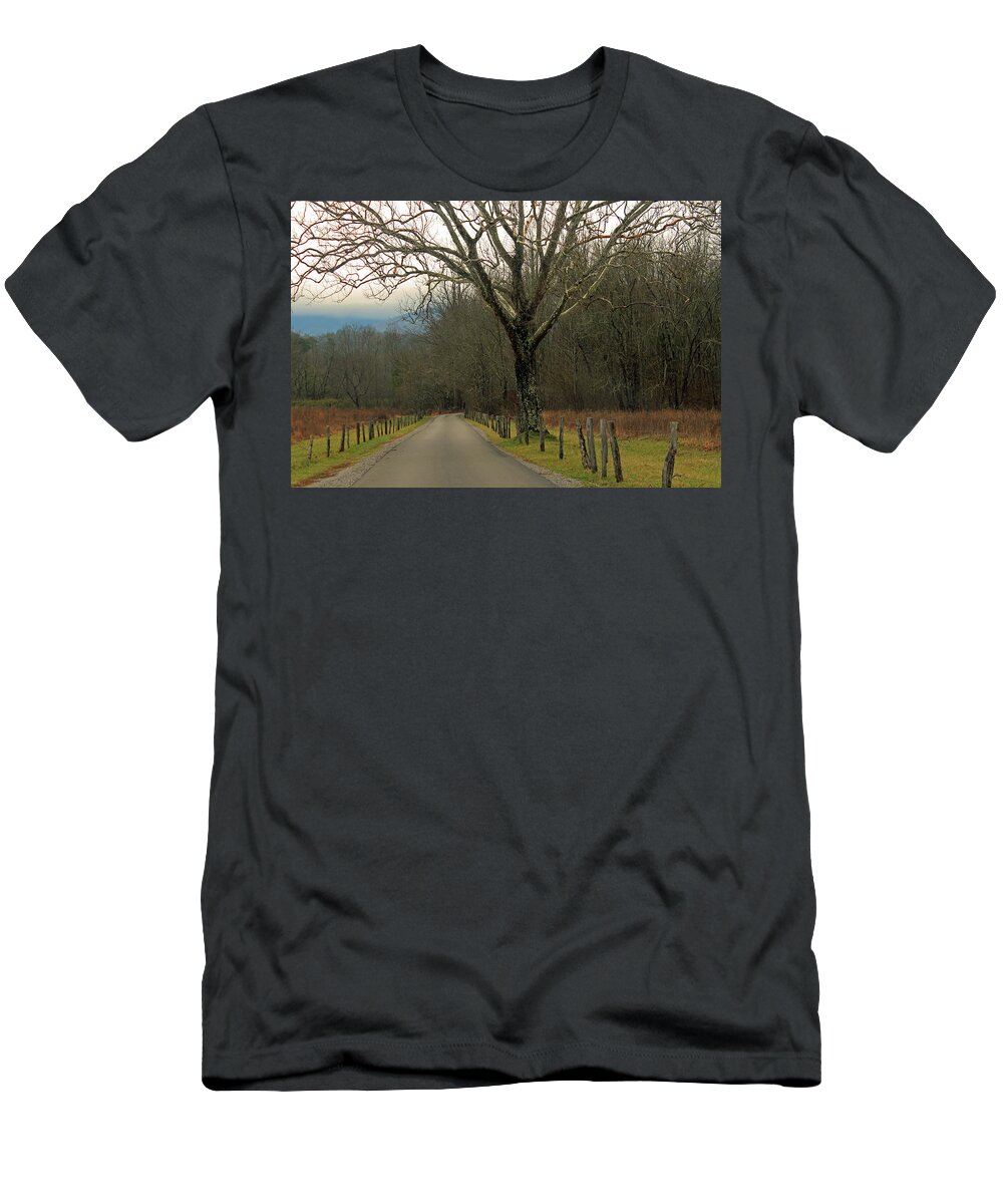 Landscape T-Shirt featuring the photograph Cade's Cove by Jamie Tyler