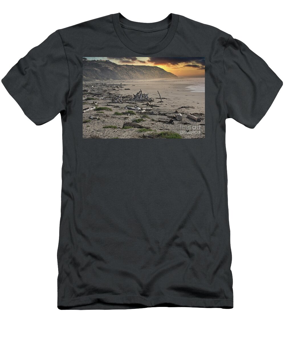 Pigeon Point Lighthouse T-Shirt featuring the photograph California Pacific Ocean by Chuck Kuhn
