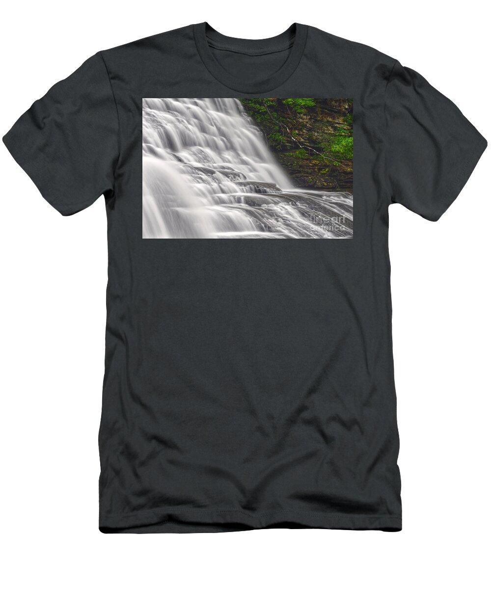 Tennessee T-Shirt featuring the photograph Cane Creek Cascades 13 by Phil Perkins