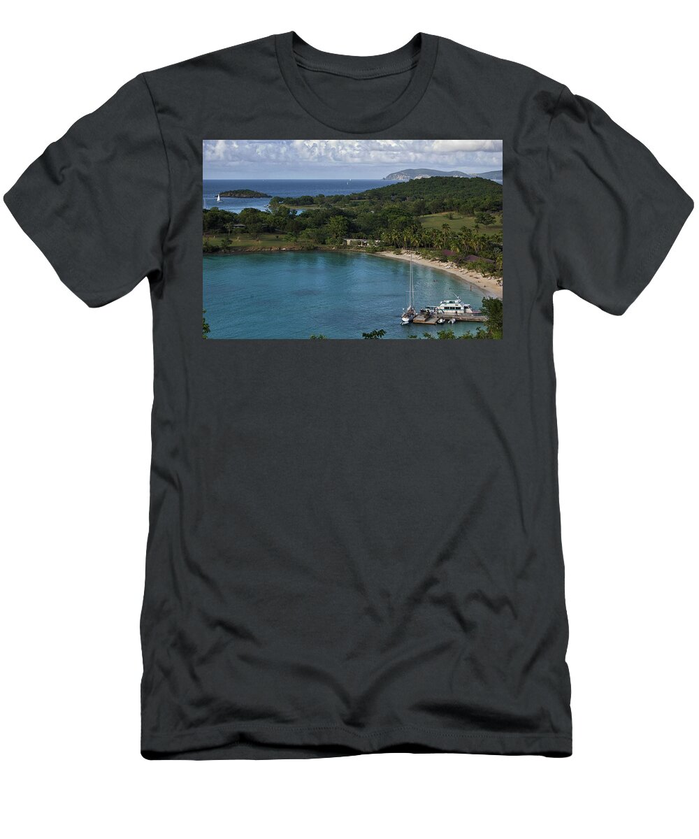 Beach T-Shirt featuring the photograph Caneel Bay Resort on St. John by Matthew DeGrushe