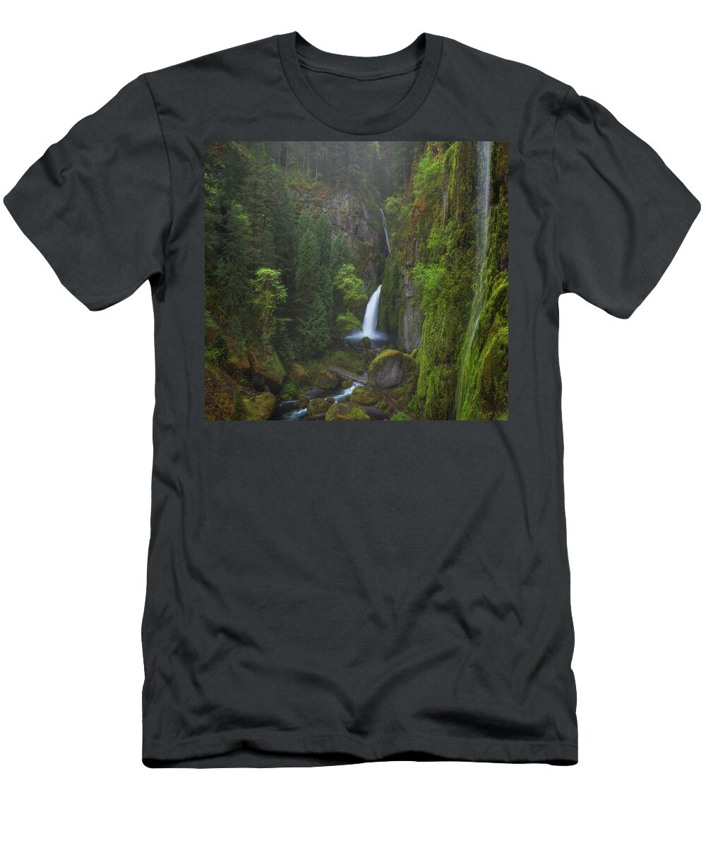 Oregon T-Shirt featuring the photograph Canyon Falls by Darren White