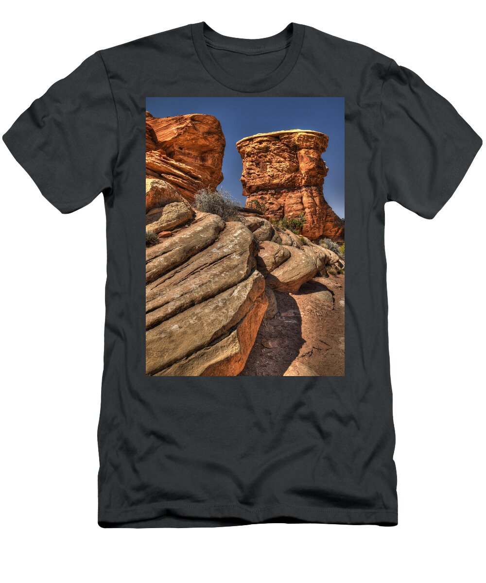 Canyonlands National Park T-Shirt featuring the photograph Canyonlands-001 by Mark Langford