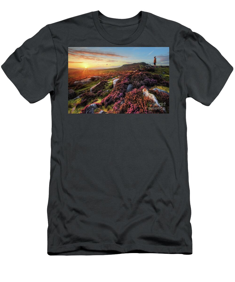 Sky T-Shirt featuring the photograph Carl Wark 10.0 by Yhun Suarez